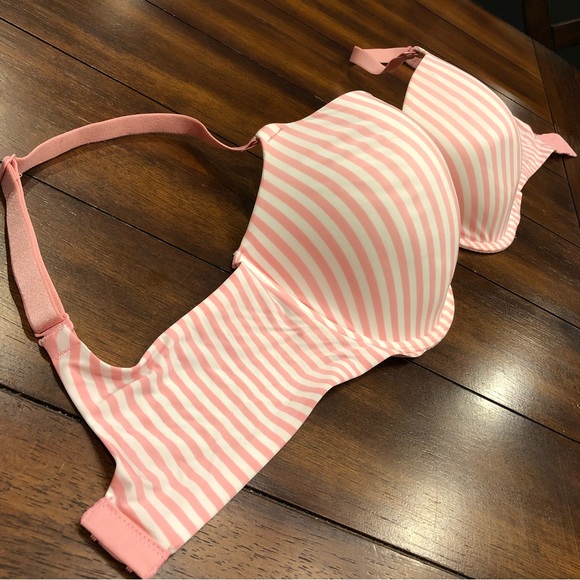 Pink stripe Demi cup VS bra - Picture 4 of 10